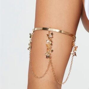 Gold Butterfly Arm Cuff